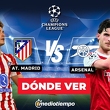 Consulta la previa de Atlético de Madrid vs. Arsenal para ver EN VIVO Semifinal Ida de Champions League 2026.