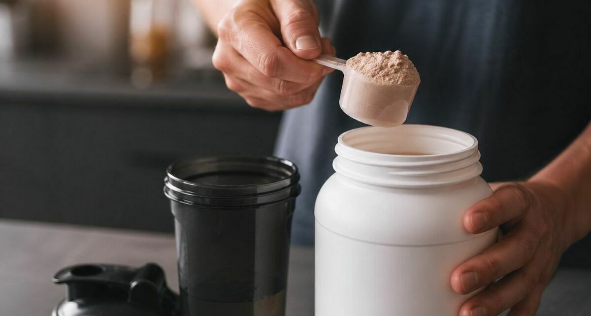 ¿Cuándo debes consumir proteína en polvo? Foto: ChatGPT