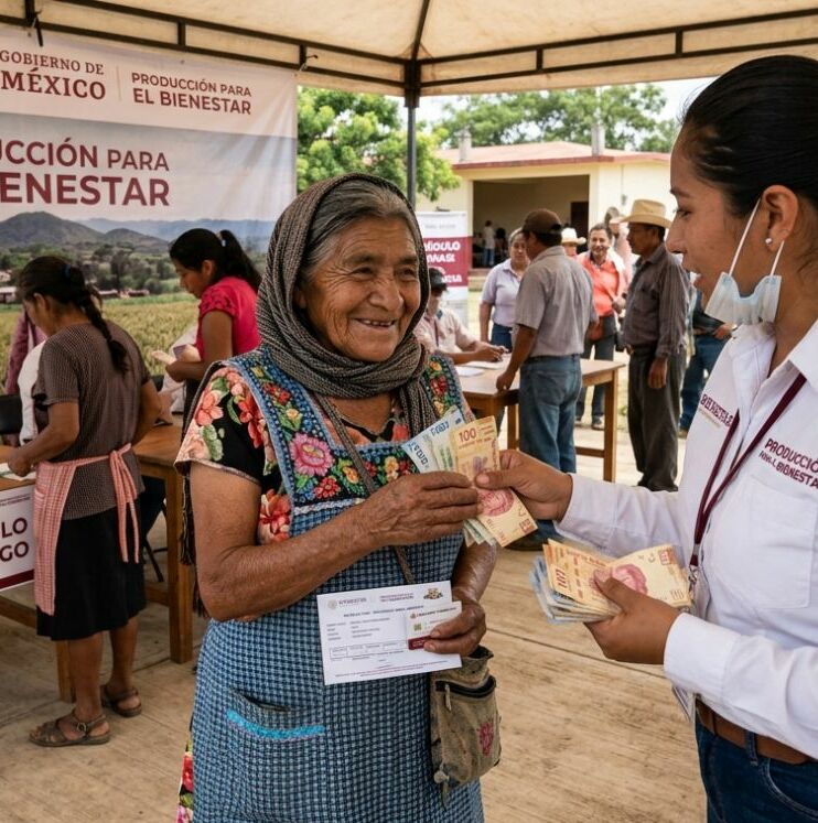 Gobierno anuncia fechas de pago de Producción para el Bienestar 2026 | Foto: Gemini AI