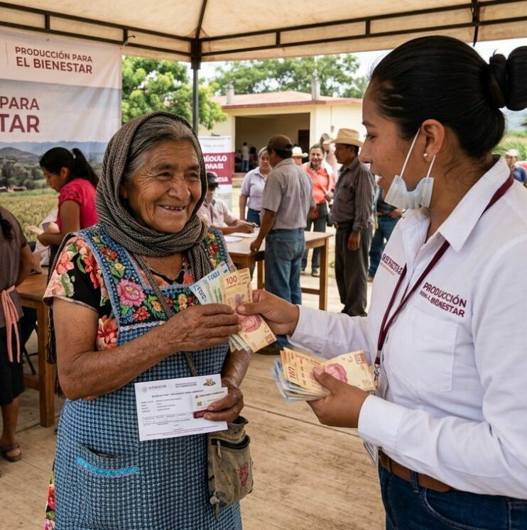 Gobierno anuncia fechas de pago de Producción para el Bienestar 2026 | Foto: Gemini AI