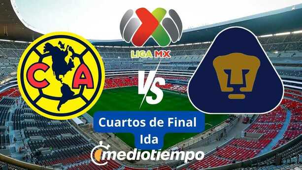 América vs Pumas Ida Cuartos de Final Liga MX Clásico Capitalino (FOTO: Especial)