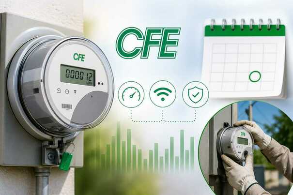 CFE implementará los nuevos medidores de Luz (FOTO: IA)