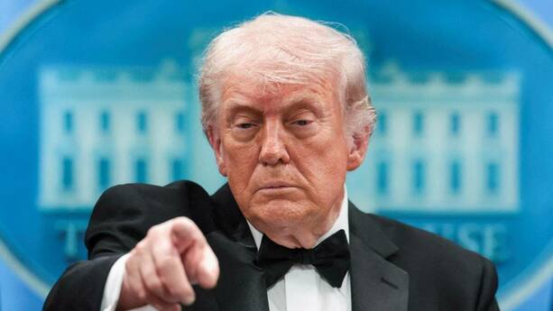 Donald Trump responde a las preguntas de los medios en una rueda de prensa en la Casa Blanca (Reuters)