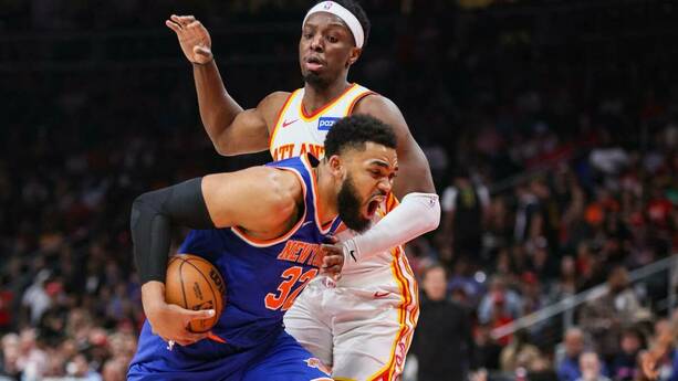 New York Knicks se llevó una victoria histórica ante Atlanta (Reuters)