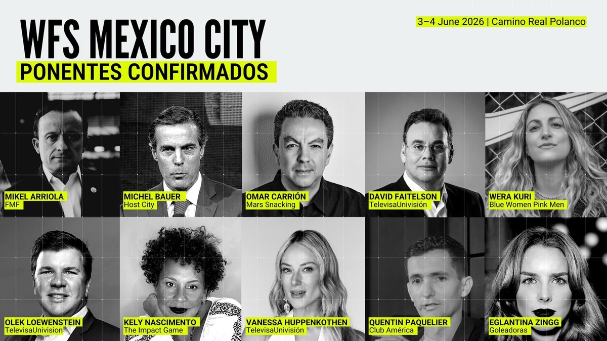 Ponentes confirmados del WFS Mexico City 2026 (Cortesía WFS)