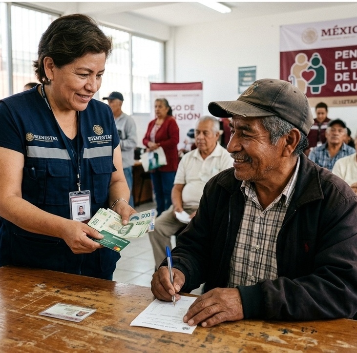 Este sería el calendario de pagos de la Pensión del Bienestar Adulto Mayor de mayo 2026. Foto: Gemini AI