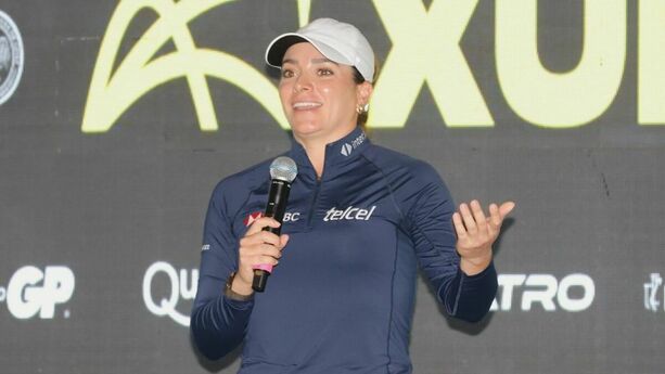 Gaby López en el Riviera Maya Open en Mayakoba (Fotografía: Javier Ríos)