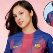 Olivia Rodrigo aparecerá en el jersey del FC Barcelona | Foto: @fcbarcelona, Captura