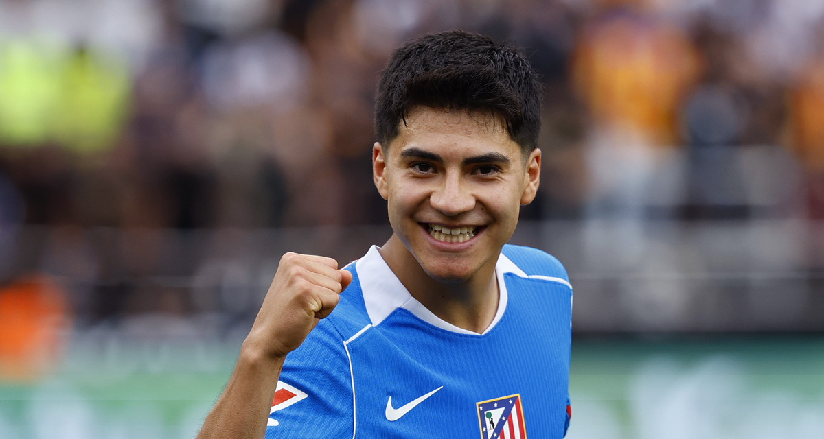 Obed Vargas con el Atlético de Madrid (@Atleti)