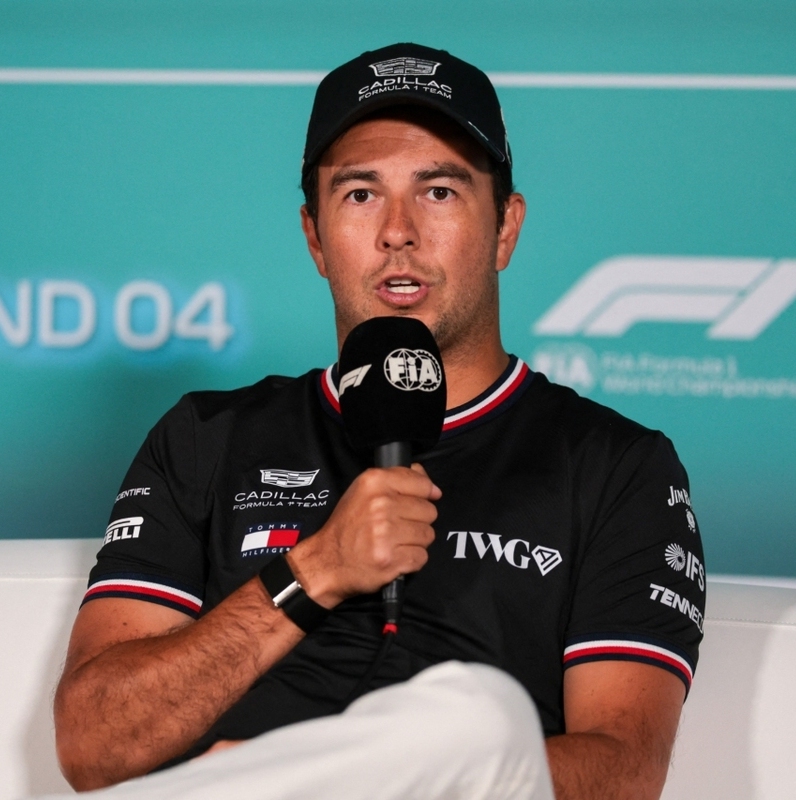 Sergio Pérez en el GP de Miami 2026 (Reuters)