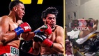 David Benavidez noquea al Zurdo Ramírez (X @ringmagazine | Captura @aztecadeportes)