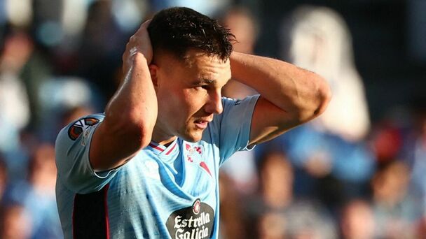 Ferran Jutglà con el Celta ante el Freiburg (Reuters)