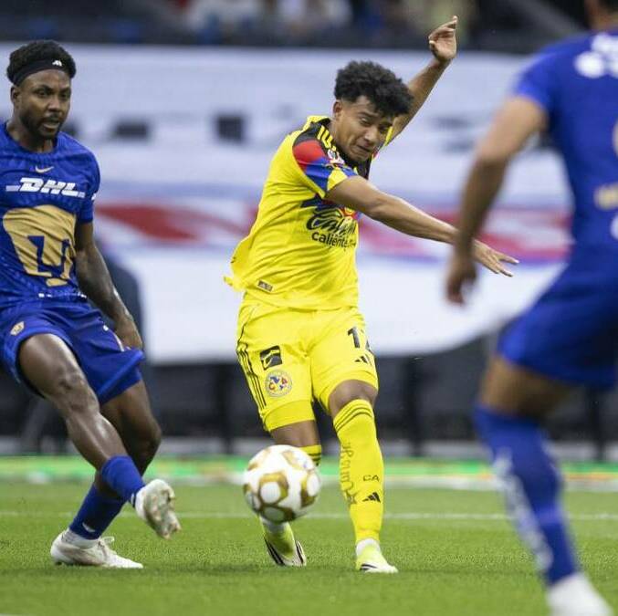 Isaías Violante hizo la anotación del América ante Pumas (Mexsport)