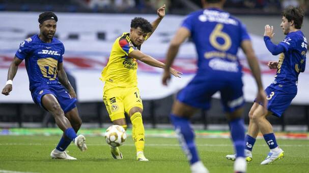 Isaías Violante hizo la anotación del América ante Pumas (Mexsport)