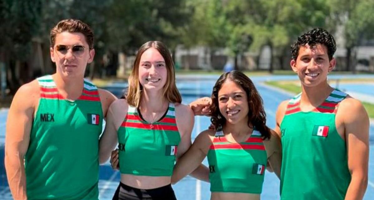 México hace historia: relevo mixto rompe récord nacional en Mundial de Relevos | Foto: CONADE