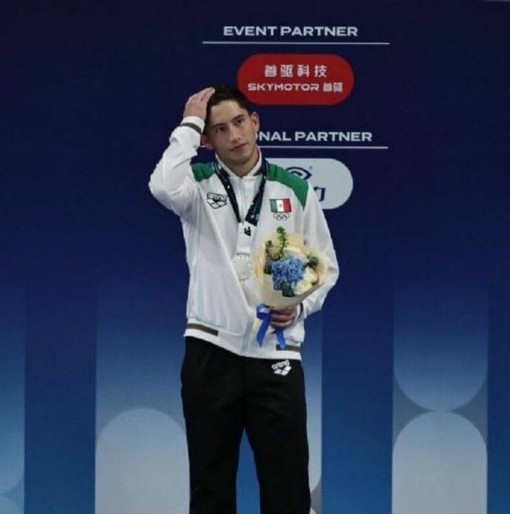 Randal Willars trae medalla de plata a México en Copa del Mundo de Clavados | Foto: EFE