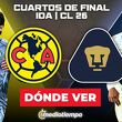 Rivalidad América vs. UNAM Cuartos de Final Ida Clausura 2026