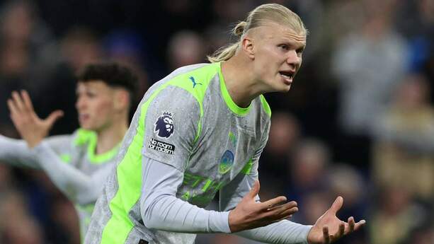 Erling Haaland anotó, pero no fue suficiente para el City (Reuters)