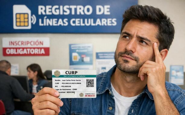 Exentos del registro de líneas 2026: quiénes no necesitan presentar CURP| Foto: Sora IA