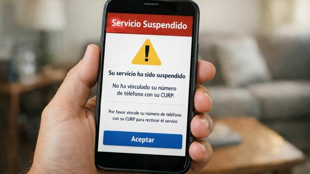 Los usuarios deben registrar su número con CURP para evitar la suspensión del servicio. Foto: Sora IA