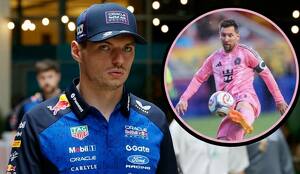 Verstappen destacó la trayectoria de Messi (Reuters)