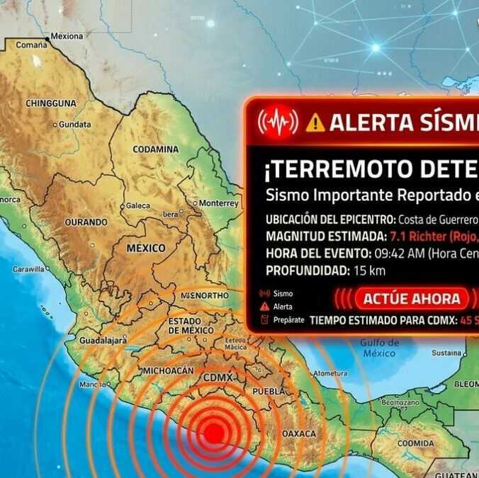 ¿En qué estados sonará la alerta sísmica este 6 de mayo 2026?