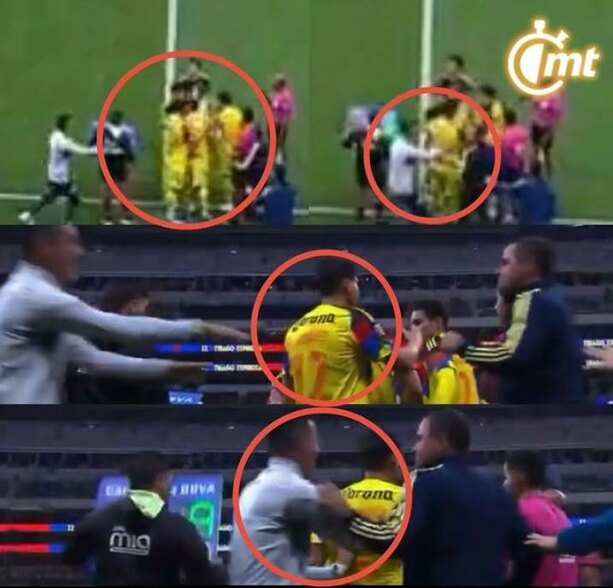 Esto pasó en el América vs Pumas (Captura)