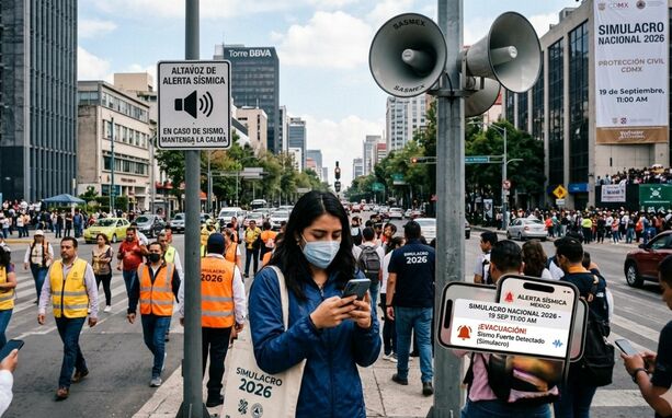 Simulacro Nacional 2026: esto es lo que debes saber sobre la alerta sísmica | Foto: Gemini AI