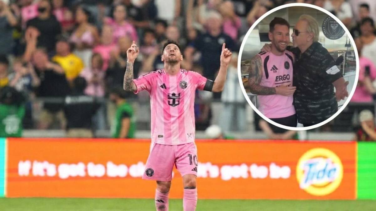 Carlos Villagrán anhelaba conocer a Messi (Reuters)