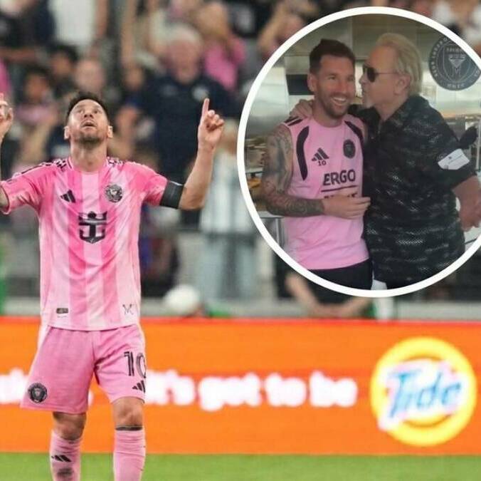 Carlos Villagrán anhelaba conocer a Messi (Reuters)