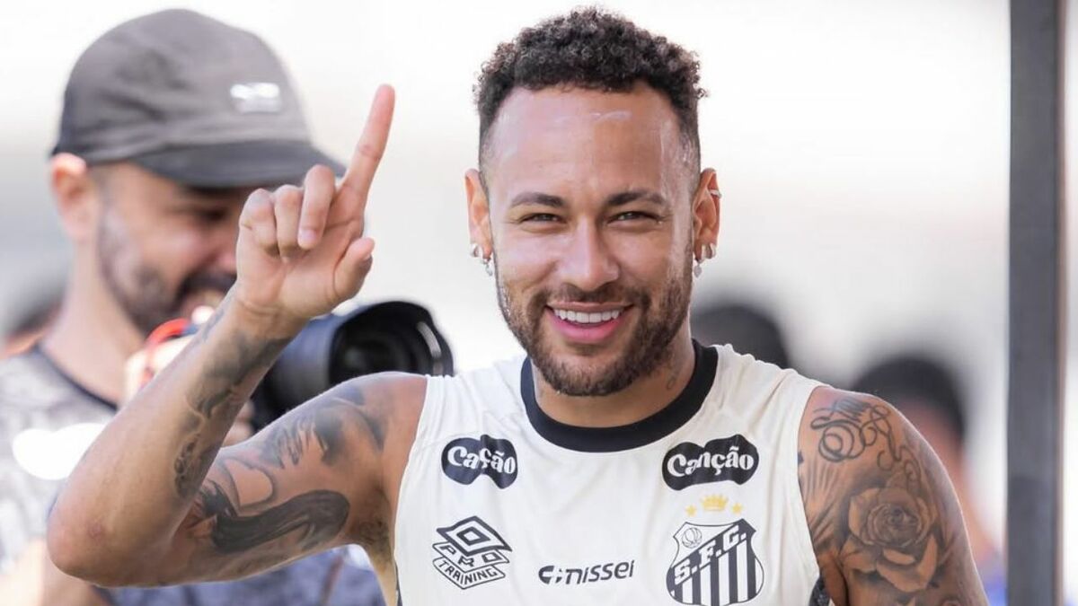 Neymar declaró tras polémica con Robinho Jr en entrenamiento del Santos | Foto: