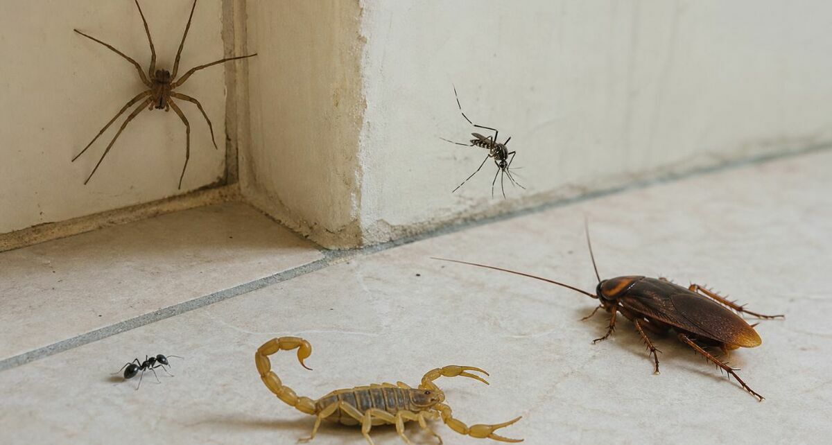 La ola de calor provoca la aparición de insectos y arañas en casa. Foto: ChatGPT