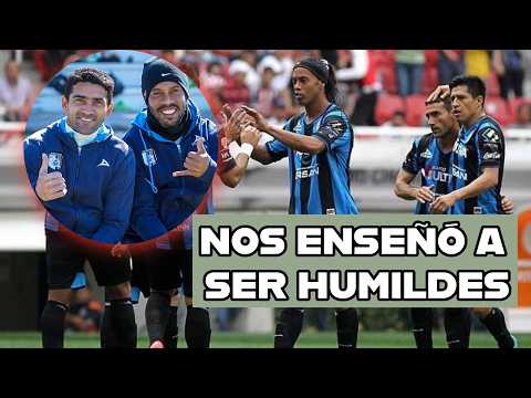 SINHA RECUERDA COMO FUE JUGAR CON RONALDINHO