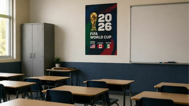 ¿Alumnos podrían salir antes de vacaciones? SEP analiza cambios al calendario escolar por Mundial 2026. (FOTO: ChatGPT).