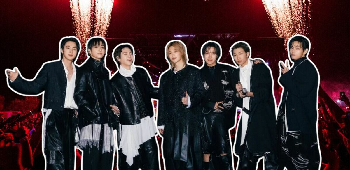 Concierto de BTS en el Estadio GNP Seguros | Foto: Netflix y Canva