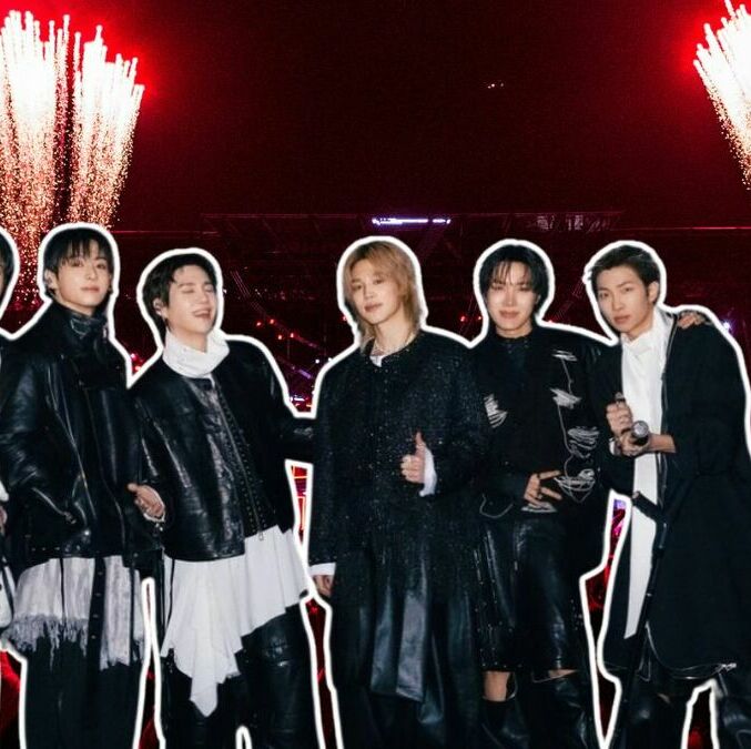 Concierto de BTS en el Estadio GNP Seguros | Foto: Netflix y Canva