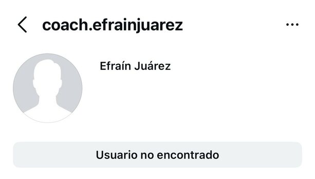 Efraín cerró su cuenta de Instagram