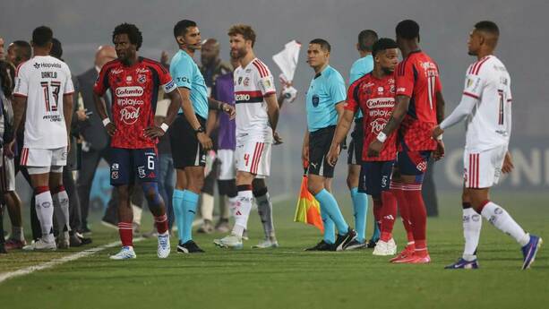 Independiente Medellín vs Flamengo no terminó bien (Reuters)