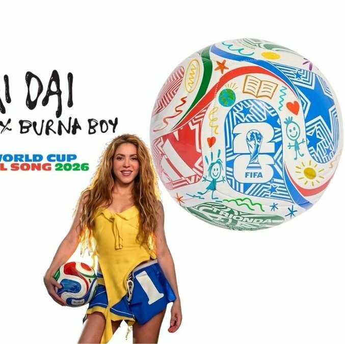 Shakira Tema del Mundial 2026 "Dai Dai" (FOTO: @Shakira X)