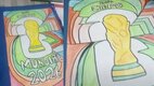 Pequeño aficionado del Futbol crea su propio Album Panini (FOTO: Captura de pantalla Tiktok @creativo_huggy01)