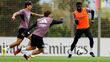 Rüdiger y el equipo en general, entrenaron con "normalidad" de cara al Clásico. (Foto: Real Madrid)