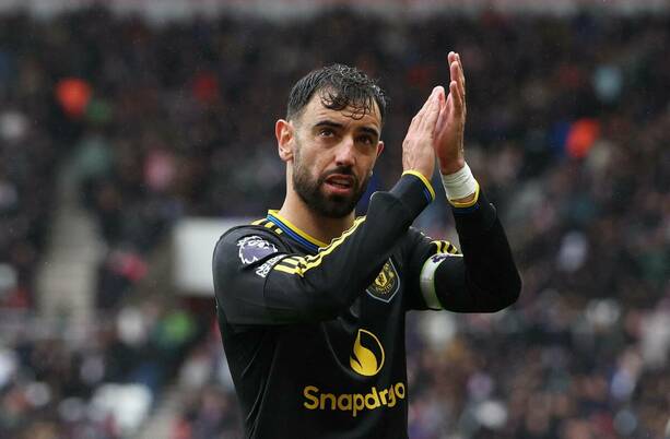 Bruno Fernandes no sumó en su registro de asistencias / Reuters