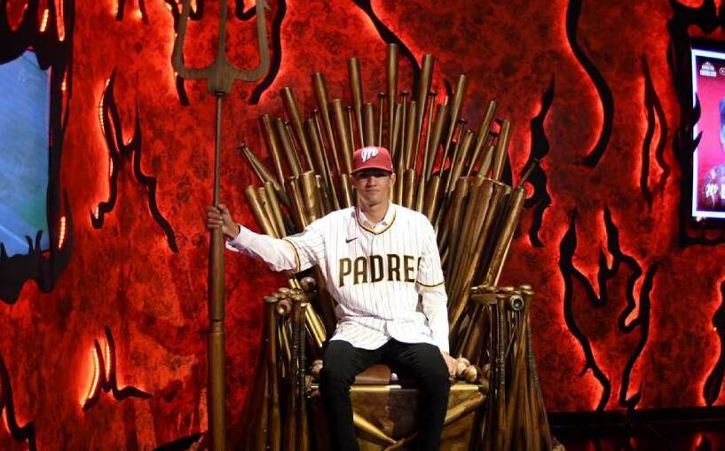 Humberto Cruz ahora jugará con los San Diego Padres (Foto: X @DiablosRojosMX)