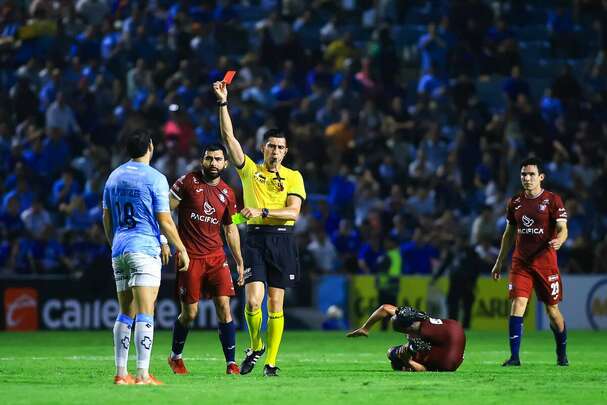 Juan Portales se fue expulsado en la Final de Ida (Fotografía: Imago 7)