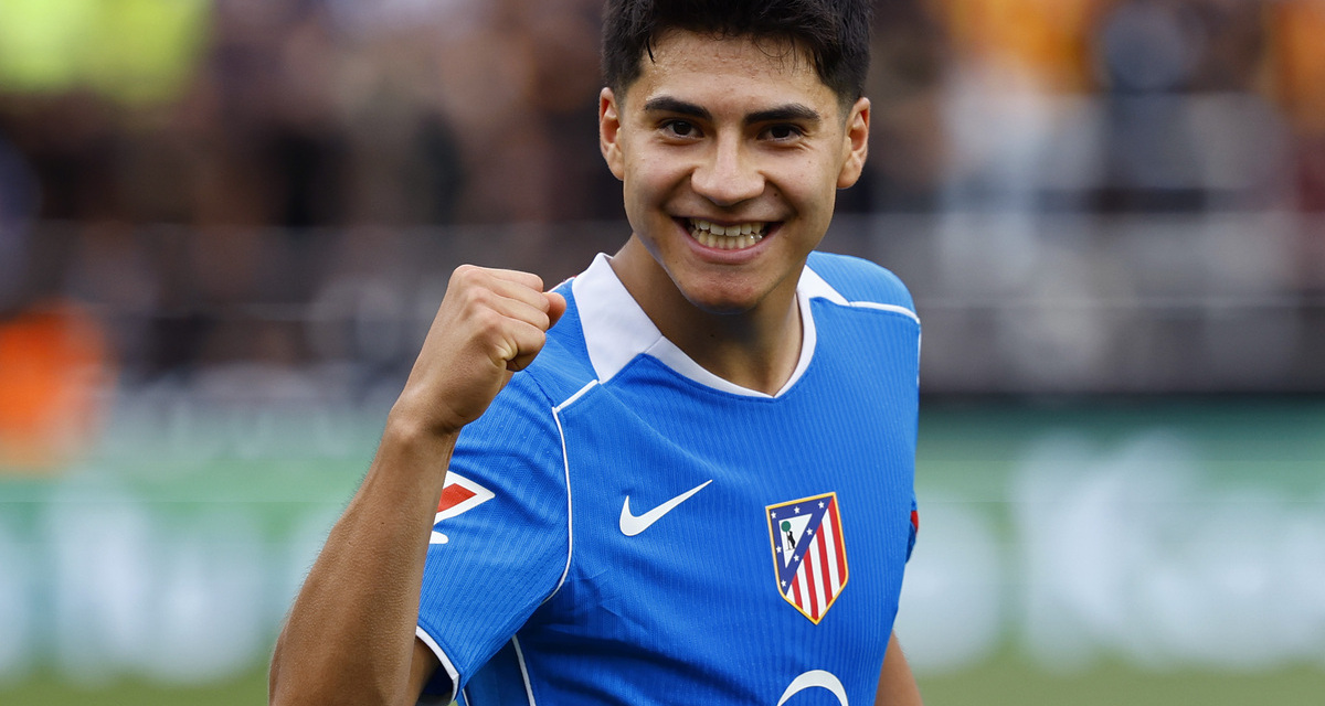 Obed Vargas con el Atlético de Madrid (@Atleti)
