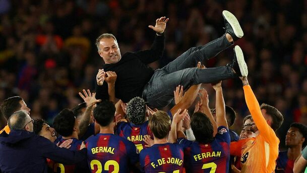 Hansi Flick, entrenador del Barcelona (Reuters)