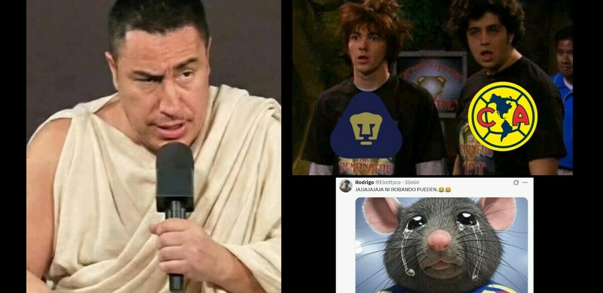 Mejores memes del Pumas vs América de Liguilla del CL2026 (Captura X)