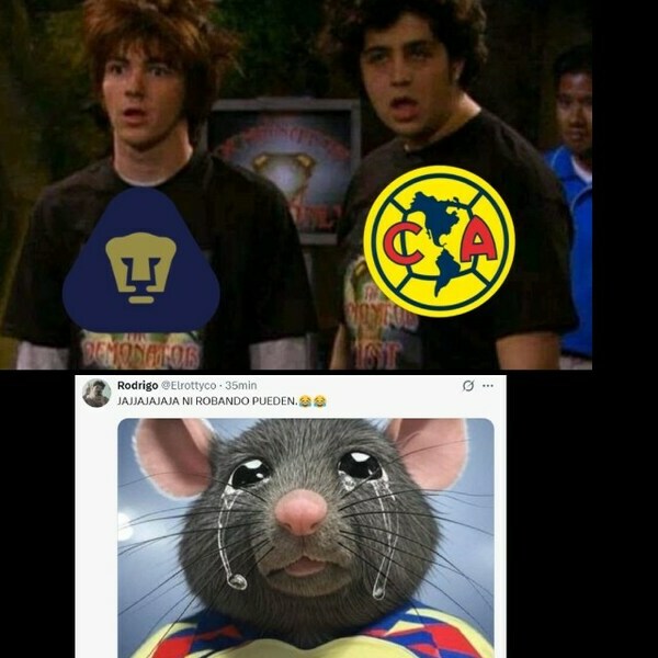 Mejores memes del Pumas vs América de Liguilla del CL2026 (Captura X)