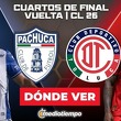 Pachuca vs. Toluca: horario y canal de partido Cuartos de Final Vuelta Clausura 2026. (Especial).