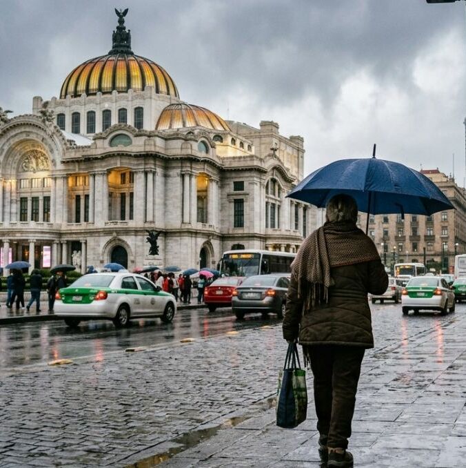 Temperaturas más bajas y lluvias llegarán a México en los próximos días | Foto: Gemini AI